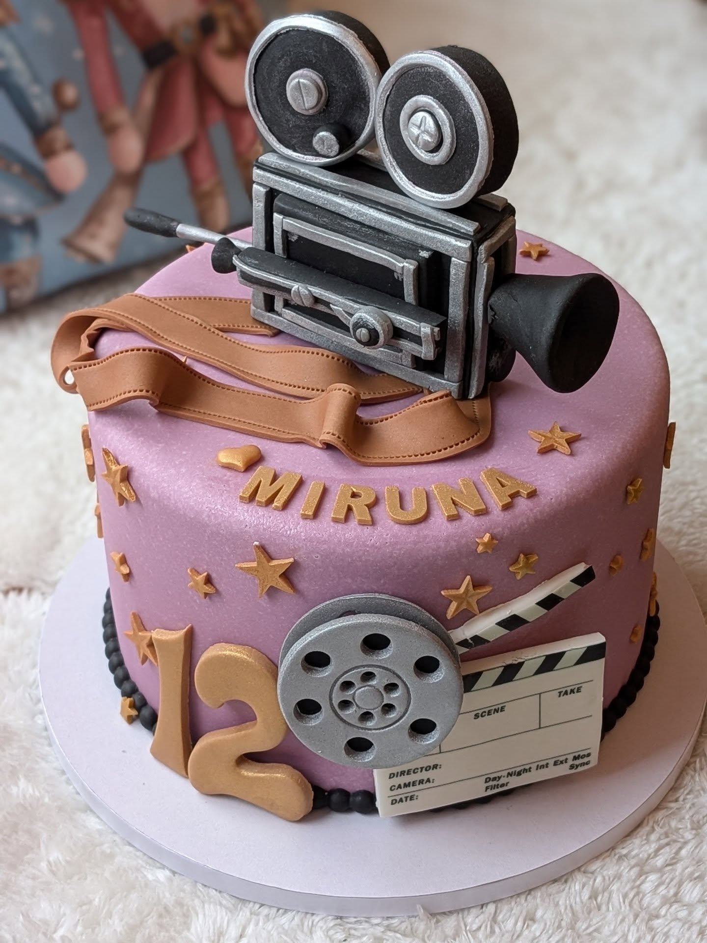 Detail einer handgefertigten Torte